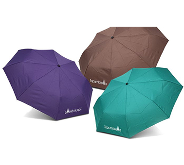 Topumbrella纯色自动开收防紫外线伞