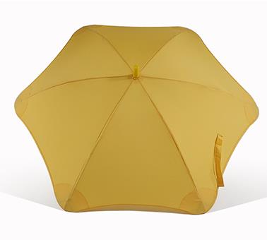 安全包边黄色直伞